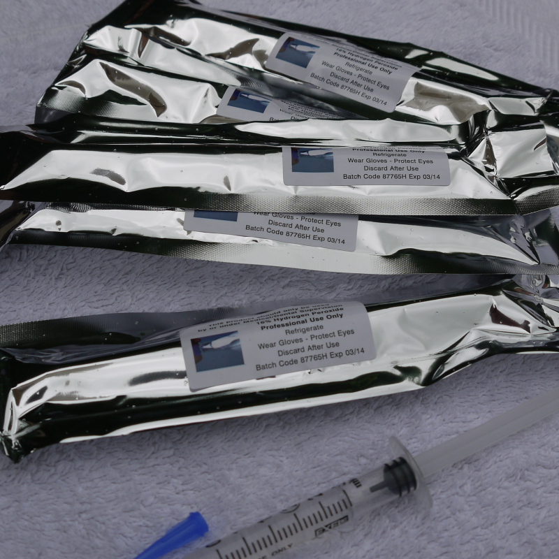 2 Syringes 17.5% Peroxide Syringe 3ml -No Dam Required  New Formula P17